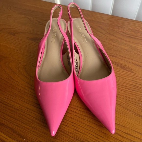 Jenn Ardor Slingback Low Kitten Heel Size 7 Pink - Picture 9 of 15